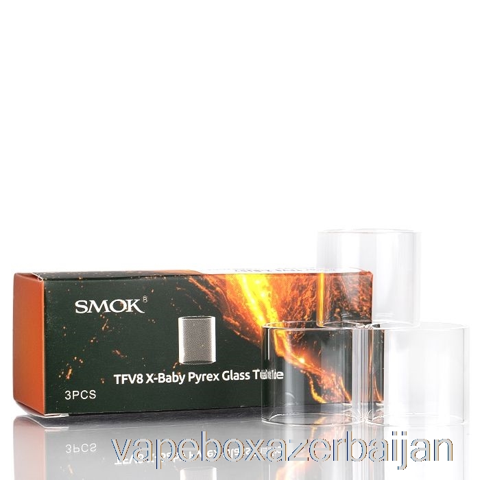 E-Juice Vape SMOK TFV8 Replacement Glass - Baby, Big, X-Baby TFV8 Big Baby #1 - Single Bulb 7mL Expansion Tube